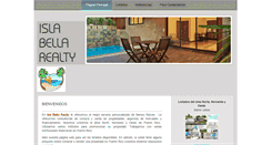 Desktop Screenshot of islabellarealty.com